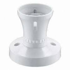 Straight bulb holder