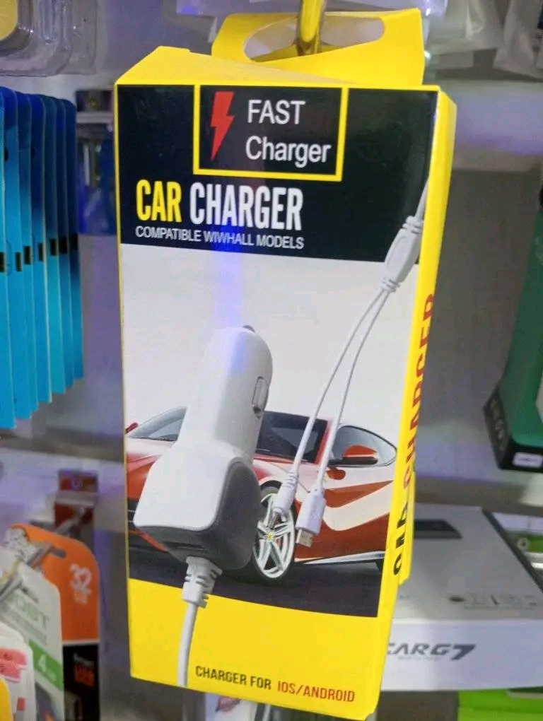 Car charger (yellow)