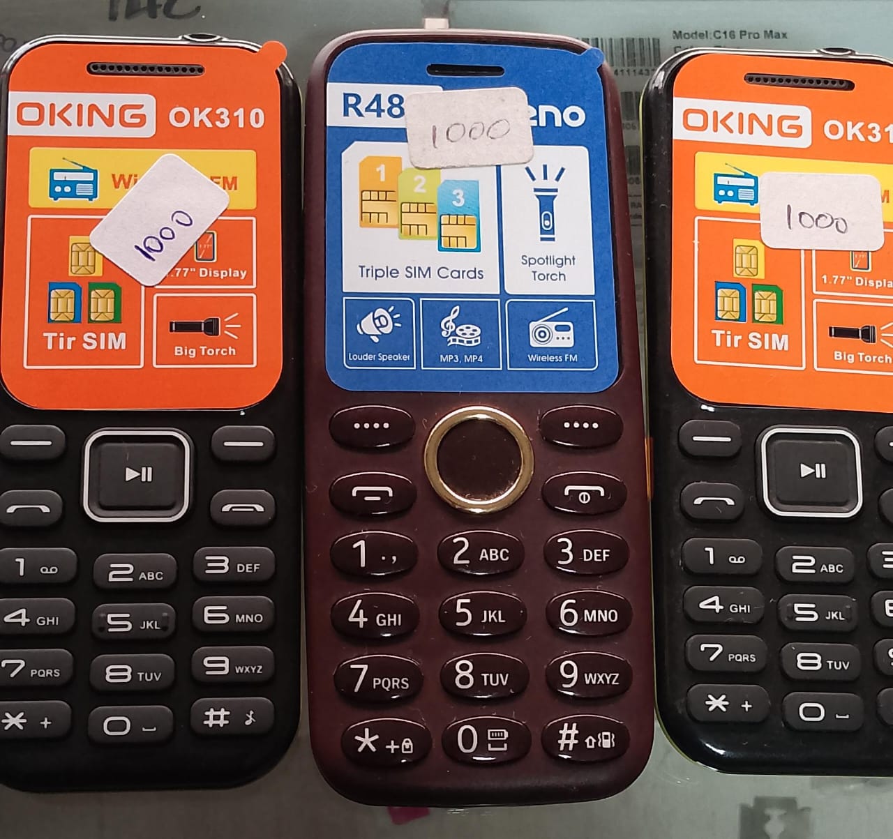 Kaduda Oking, KHK K22,K21 ,Raeno R2160,R310, (dual/triple))