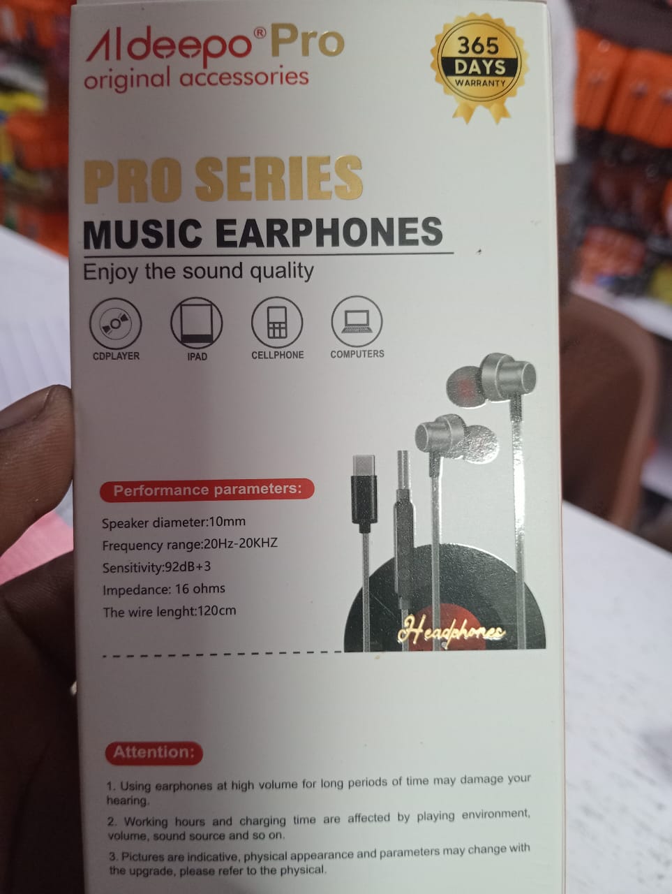 Aldeepo pro type c earphones 