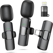 Wireless vlog microphone