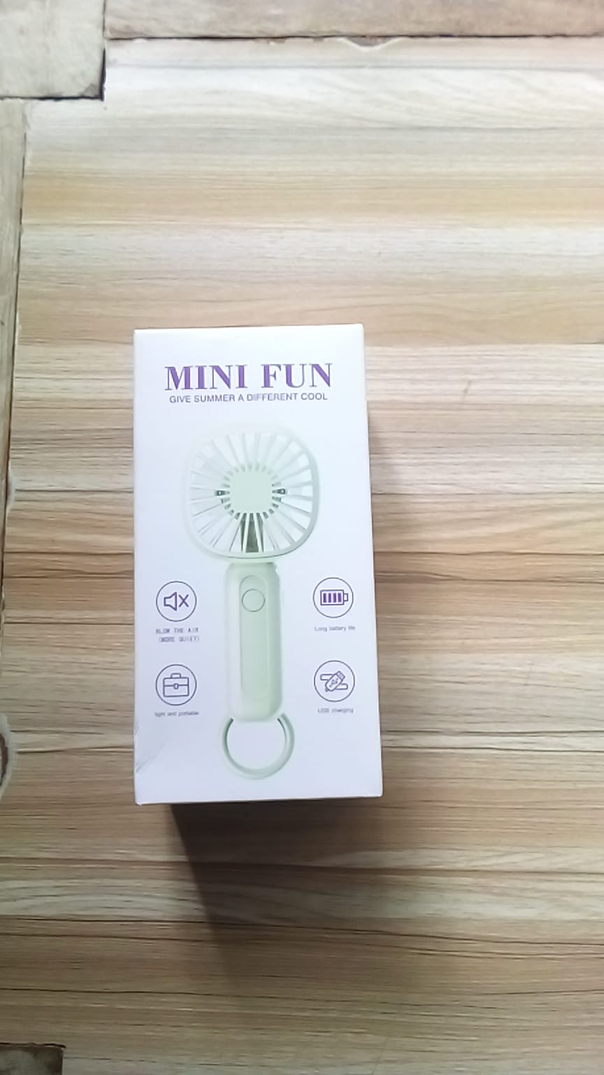 New portable fan (mini fun)