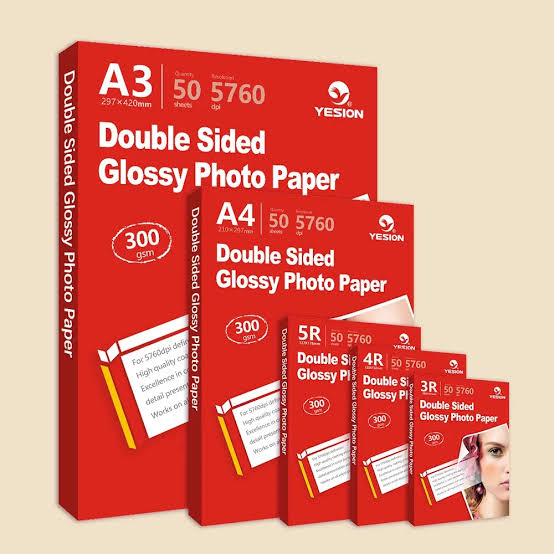 Glossy photo papers(Passports and photos)